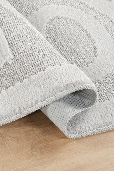 Doğal Kaymaz Taban Banyo Paspas Uzun Ömürlü Yumuşak Dokulu Su Emici Yıkanabilir Yazılı Paspas Enjoy 60x100 - 6