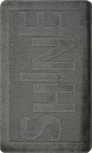 Doğal Kaymaz Taban Banyo Paspas Uzun Ömürlü Yumuşak Dokulu Su Emici Yıkanabilir Yazılı Paspas Shine 60x100 - 2