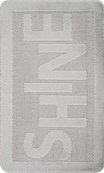 Doğal Kaymaz Taban Banyo Paspas Uzun Ömürlü Yumuşak Dokulu Su Emici Yıkanabilir Yazılı Paspas Shine 60x100 - 5