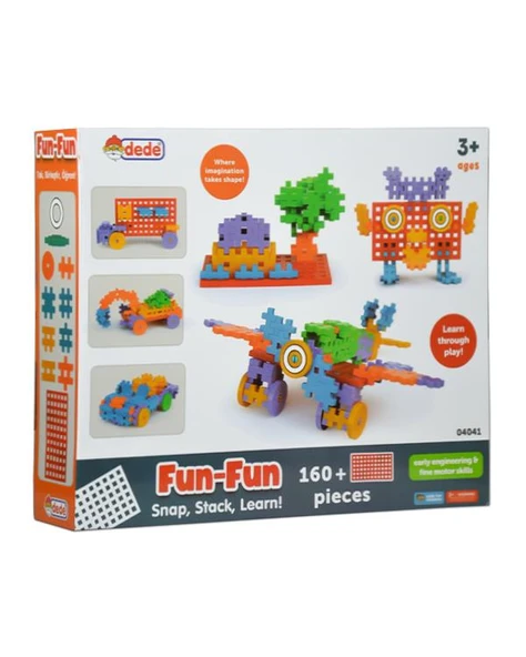 Dede Oyuncak Fun Fun Puzzle 160 Parça 04041