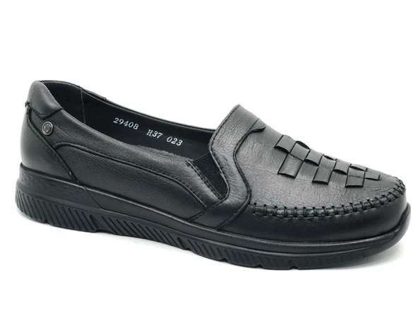 Forelli Olivia Hakiki Deri Ortopedik Comfort Kadın Casual Ayakkabı - Resim 11