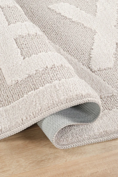 Doğal Kaymaz Taban Banyo Paspas Uzun Ömürlü Yumuşak Dokulu Su Emici Yıkanabilir Yazılı Paspas Relax 60x100 - 12