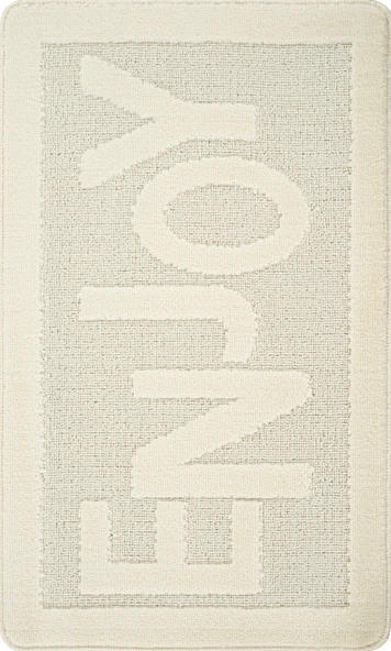 Doğal Kaymaz Taban Banyo Paspas Uzun Ömürlü Yumuşak Dokulu Su Emici Yıkanabilir Yazılı Paspas Enjoy 60x100 - 8