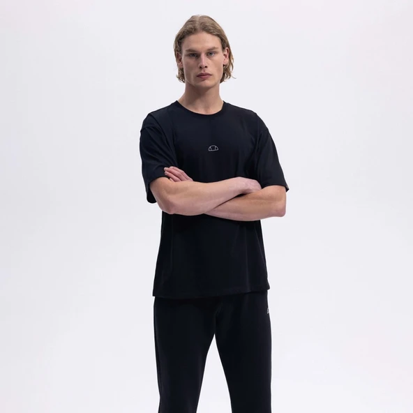 Ellesse Erkek Siyah Tişört EM376