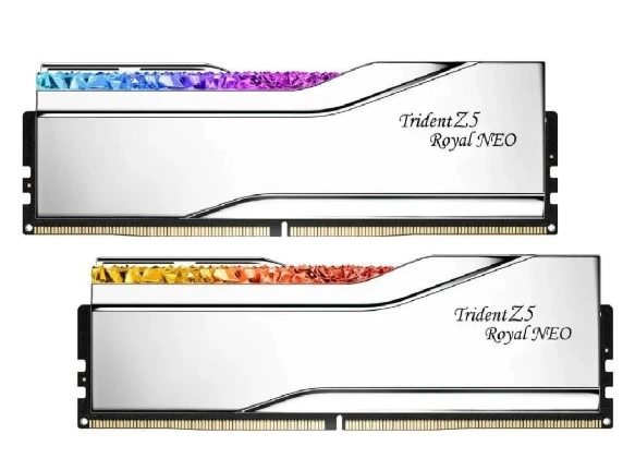GSKILL TZ5 Royal Silver RGB DDR5-6000Mhz CL28 32GB (2X16GB) DUAL (28-36-36-96) 1.40V