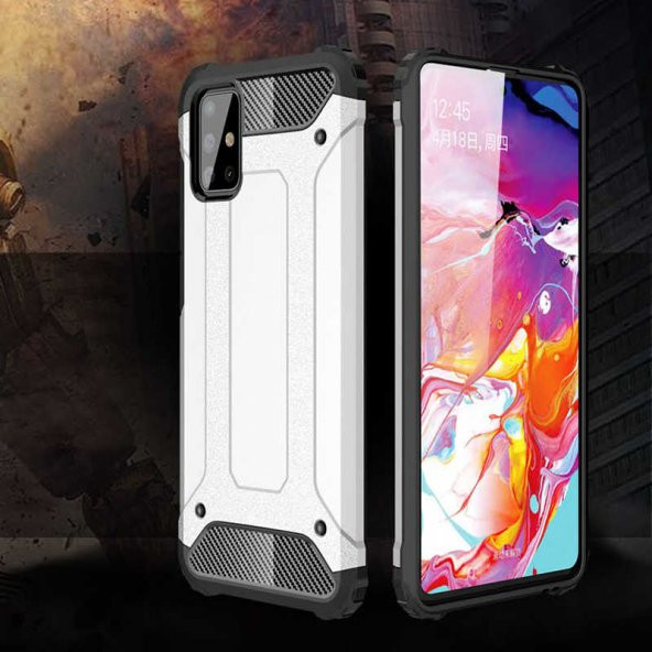 Galaxy A51 Kılıf Zore Crash Silikon Kapak - 2