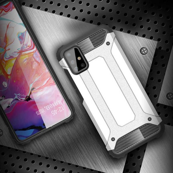 Galaxy A51 Kılıf Zore Crash Silikon Kapak - 8