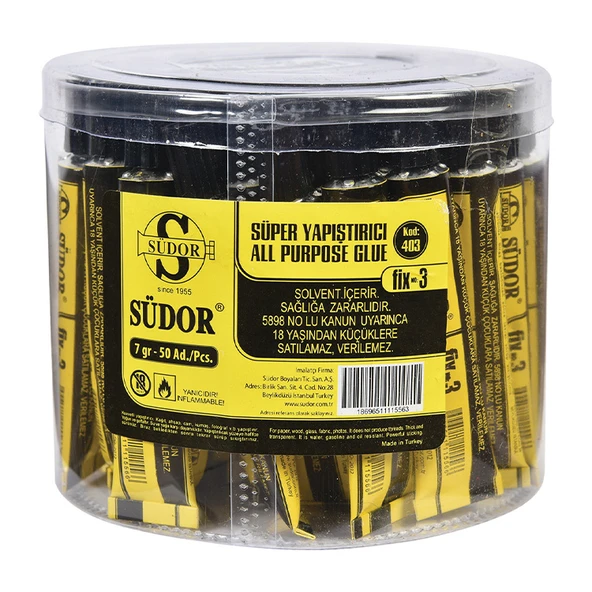 Südor Yapıştırıcı Fix No:3 7g Solvent Bazlı - 4