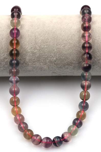 Florit (A Kalite)  Doğal Taş Dizi 8 mm Küre Kesim - Resim 2