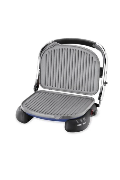 Korkmaz Castron A324-03 Lacivert Krom 1800 W Tost Makinesi - Resim 2