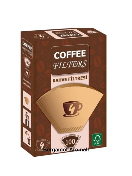 COFFEE FİLTERS KAHVE KAĞIDI 1X4 100 LÜ - 2