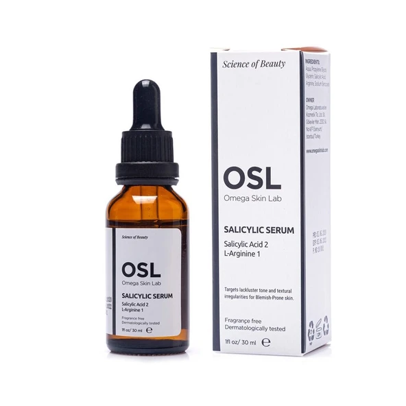 Omega Skin Lab Yağlı ve Düzensiz Ciltler için Bakım Serumu 30 ml