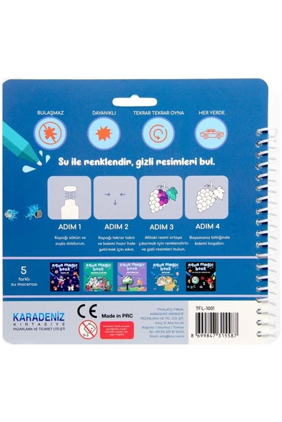 LİNO SİHİRLİ BOYAMA KİTABI KITALAR - 3