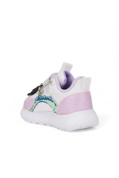 Günlük Kız Çocuk Spor Ayakkabı Hello Kitty Simli Süs Detay Işıklı Taban Lastik Bağcık Sneaker 120 - 4