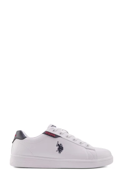 U.S. Polo Assn. COSTA WMN 5FX 101946722 Kadın Sneaker Ayakkabı Beyaz Laci Kırmızı 36-40