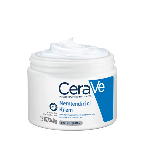 CeraVe Nemlendirici Yüz Ve Vücut Kremi-Kuru Ciltler İçin Seramid Ve Hyalüronik Asit İçerikli 340gr - 2