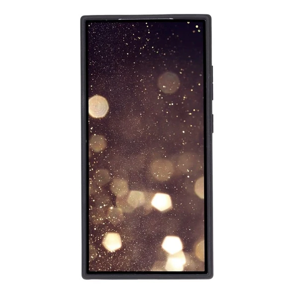 Samsung Galaxy S24 Ultra Uyumlu Deri Arka Kapak Gül Kurusu - 5