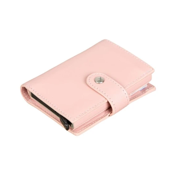 Palertag Deri Cüzdan, Apple AirTag Uyumlu Pembe - 4