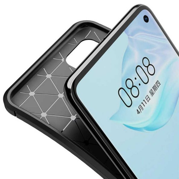 Huawei P40 Kılıf Zore Negro Silikon Kapak - 4
