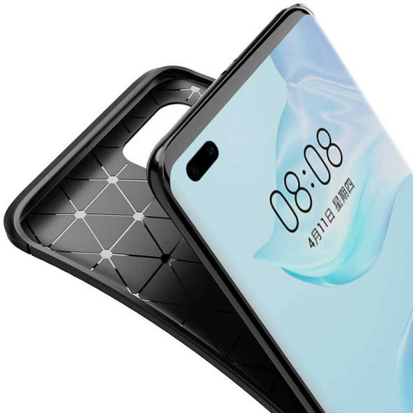 Huawei P40 Pro Kılıf Zore Negro Silikon Kapak - 4