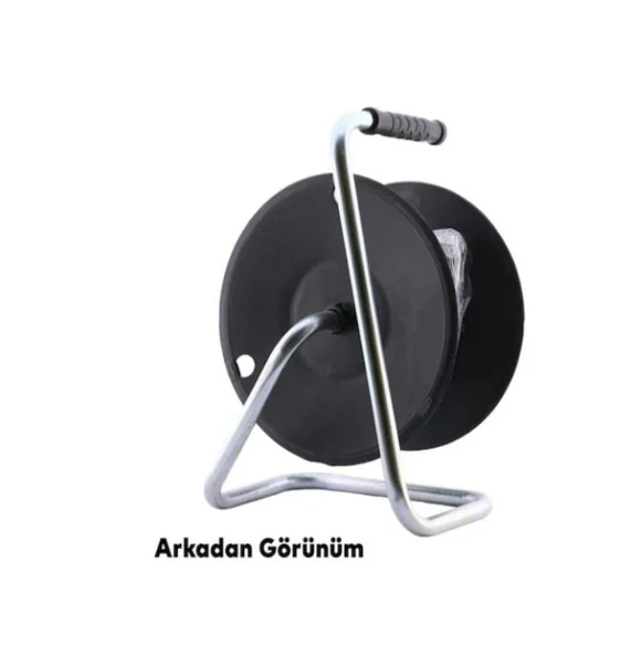 Plastik Makaralı Ev Elektriği Monofaze Seyyar 4 Prizli Uzatma Kablosu 3x2.5 Mm Ttr Kablo 30 Metre - 3