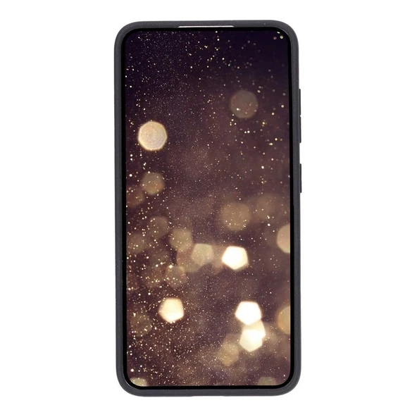 Samsung Galaxy S24 Plus Uyumlu Deri Arka Kapak Gül Kurusu - 5