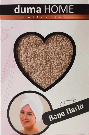 Royam %100 Pamuk Düğmeli Havlu Saç Kurulama Bone Havlu - 4