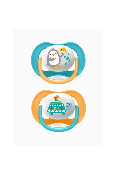 Philips Avent SCF080/07 Ultra Air Animals Emzik 6-18 Ay Erkek 2'li - 4