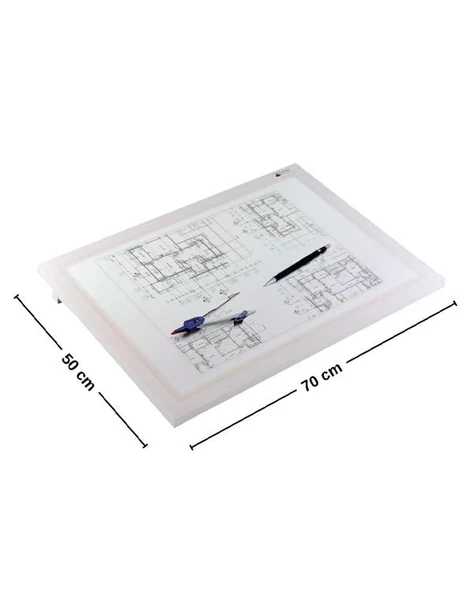 Panda Led Işıklı Çantalı Çizim Masası 50x70cm Pan910 - 2