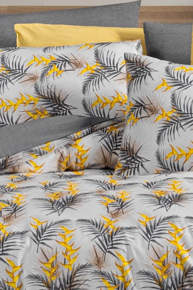 Lastikli Çarşaflı Tek Kişilik Nevresim Takımı Monyell - 5