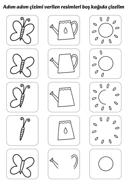 Resim Çizme ve Resim Boyama Kitap Seti - 4