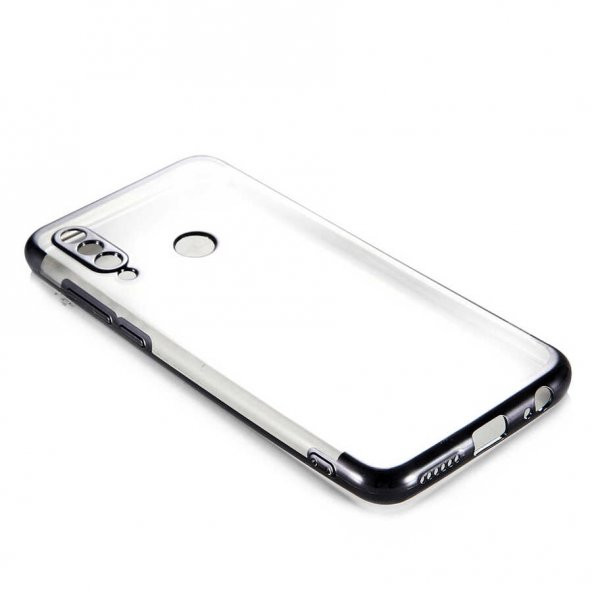 Meizu M10 Kılıf Zore Dört Köşeli Lazer Silikon Kapak - 3