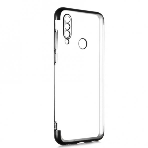 Meizu M10 Kılıf Zore Dört Köşeli Lazer Silikon Kapak - 4