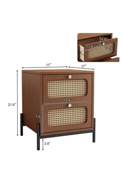 ReMa-design Ahşap Lama Komodin - Resim 5