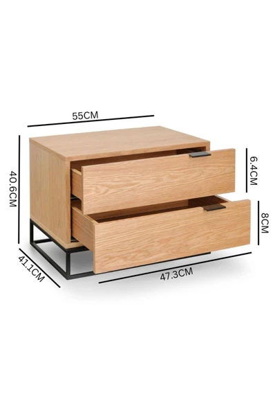 ReMa-design Ahşap Vilian Komodin - Resim 8