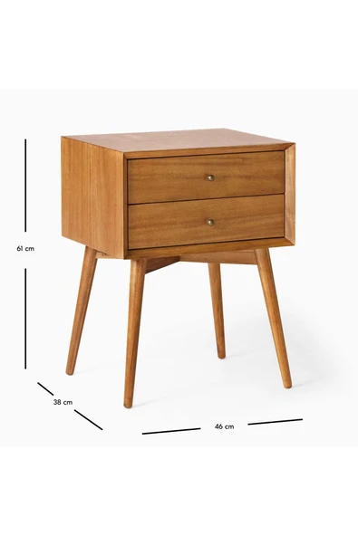 ReMa-design Ahşap Beru Komodin - Resim 8