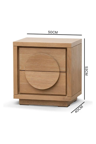 ReMa-design Ahşap Maun Komodin - Resim 7