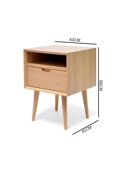 ReMa-design Ahşap Lana Komodin - Resim 6