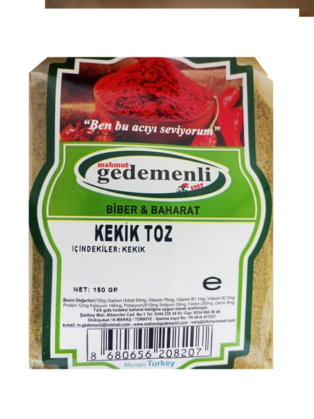 KEKİK TOZU 150 GR ürün görseli