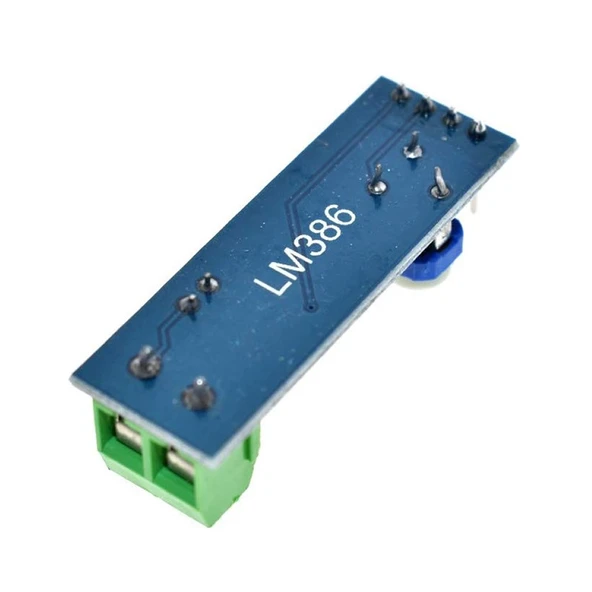 LM386 Ses Kuvvetlendirici Modül  DC 5V / 12V Mono Ayarlanabilir Ses Yükseltici Mikrofon Amfi Amfilikatör - 4