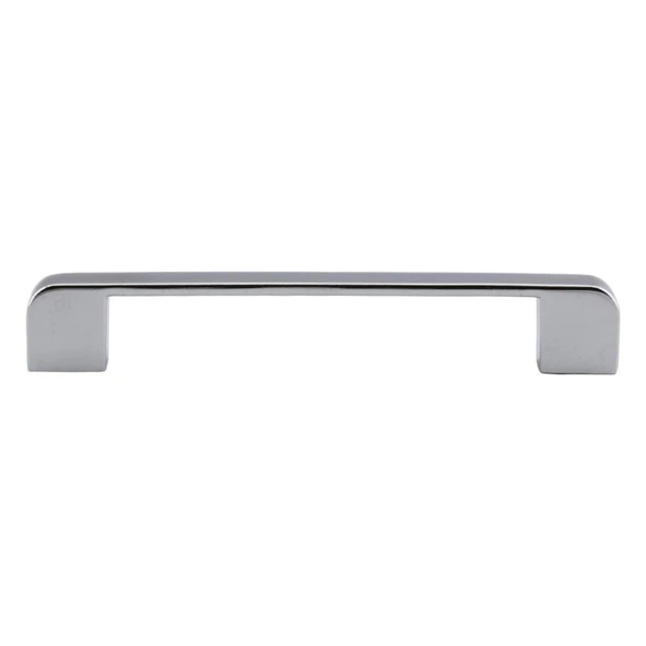 Mutfak Kulpu Çekmece Dolap Kapak Kulbu Metal Kulp Mobilya Krom Renk 160 mm Dolabı Kulpları 10 Adet - Resim 3