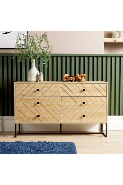 ReMa-design Ahşap Dominic Şifonyer - Resim 2