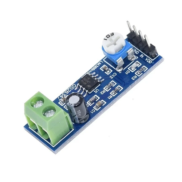 LM386 Ses Kuvvetlendirici Modül  DC 5V / 12V Mono Ayarlanabilir Ses Yükseltici Mikrofon Amfi Amfilikatör - 7