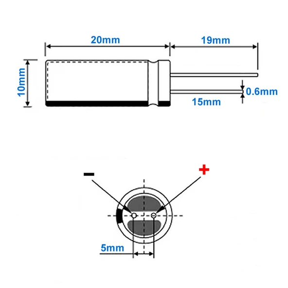 80F 3.8V 3A Süpercap 10x20mm DIP   Süper Kapasitör Enerji Depolama Güneş Rüzgar Akü Batarya Güç Kaynağı - 7