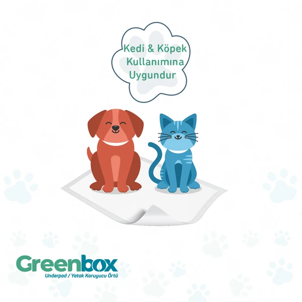 Greenbox 60x90 Hijyenik Tuvalet Eğitim Pedi 30'lu 1 Paket 30 Adet - 2