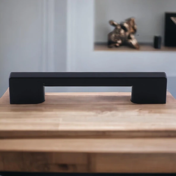 (SERT PLASTİK) 20 Adet Köprü 128 Mm Siyah Mobilya Mutfak Çekmece Dolabı Dolap Kulbu Kulpu Kulpları - Resim 6