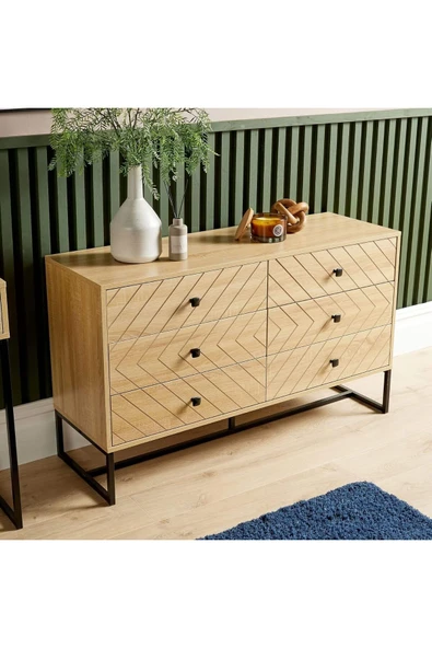 ReMa-design Ahşap Dominic Şifonyer - Resim 6