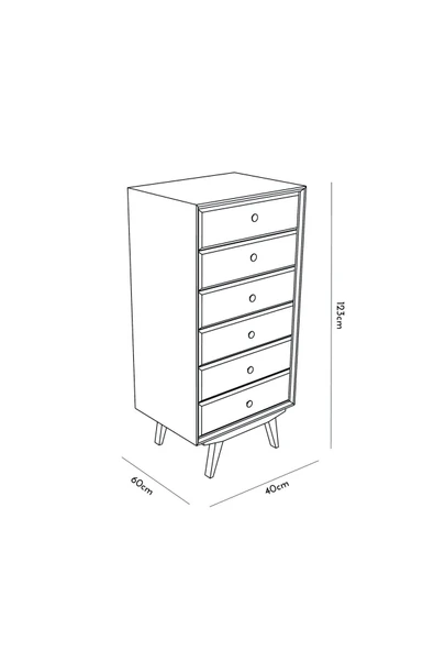 ReMa-design Ahşap Rem Şifonyer - Resim 3