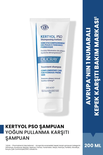 Ducray Kertyol PSO Yoğun Pullanma Karşıtı Şampuan 200 ml