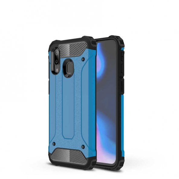 Galaxy A40 Kılıf Zore Crash Silikon Kapak - 11